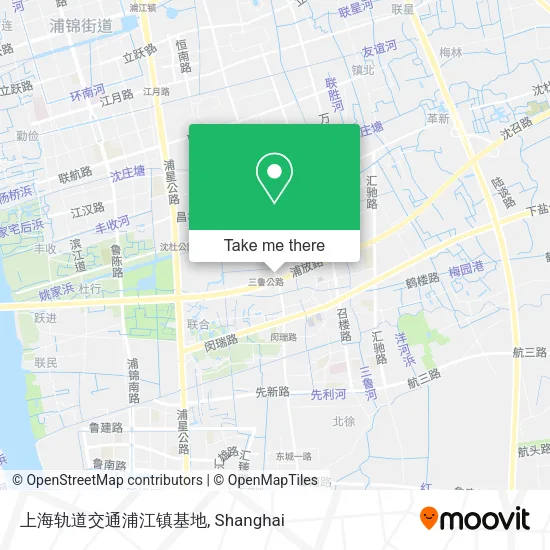 上海轨道交通浦江镇基地 map