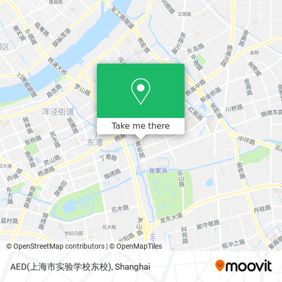AED(上海市实验学校东校) map