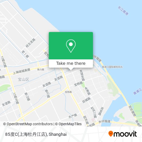85度C(上海牡丹江店) map