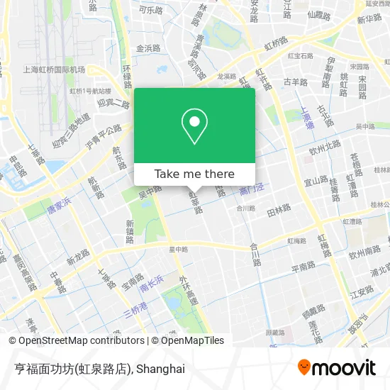 亨福面功坊(虹泉路店) map