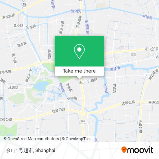 佘山1号超市 map
