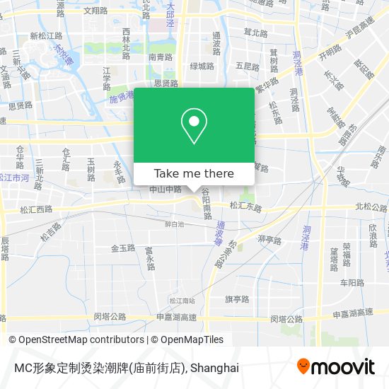 MC形象定制烫染潮牌(庙前街店) map