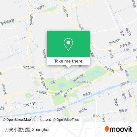 月光小墅别墅 map
