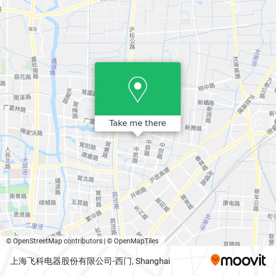 上海飞科电器股份有限公司-西门 map