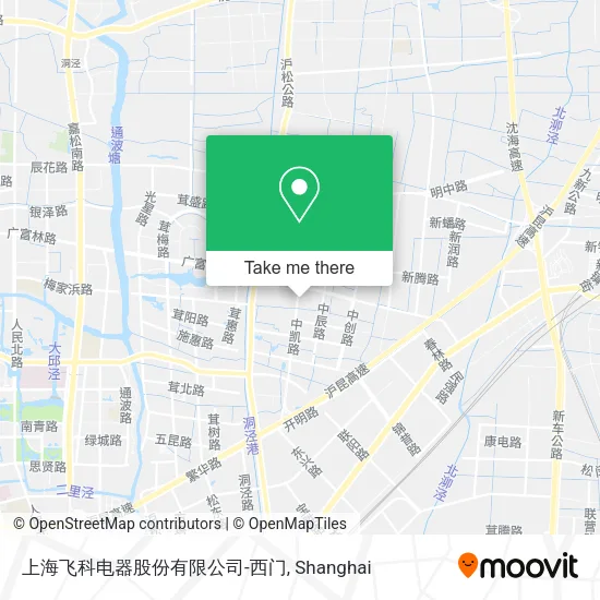 上海飞科电器股份有限公司-西门 map