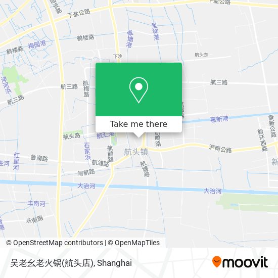 吴老幺老火锅(航头店) map