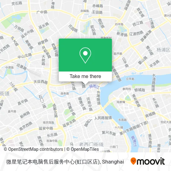 微星笔记本电脑售后服务中心(虹口区店) map