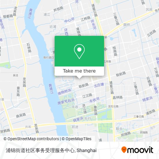 浦锦街道社区事务受理服务中心 map