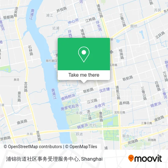 浦锦街道社区事务受理服务中心 map