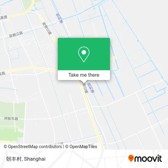 朝丰村 map