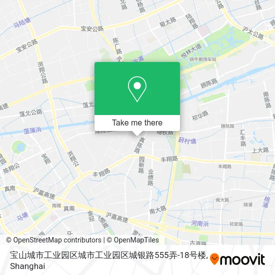 宝山城市工业园区城市工业园区城银路555弄-18号楼 map