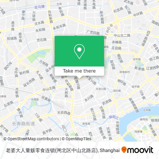 老婆大人量贩零食连锁(闸北区中山北路店) map