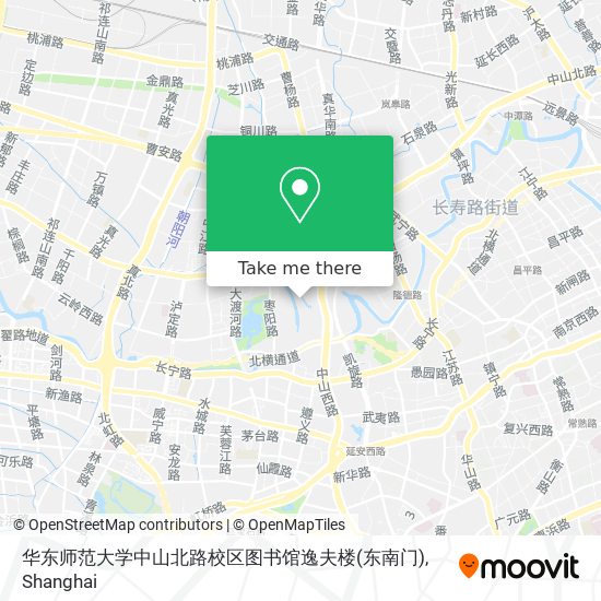 华东师范大学中山北路校区图书馆逸夫楼(东南门) map
