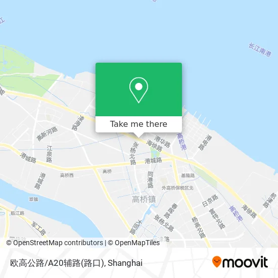 欧高公路/A20辅路(路口) map