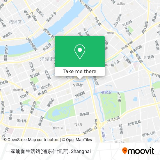 一家瑜伽生活馆(浦东仁恒店) map