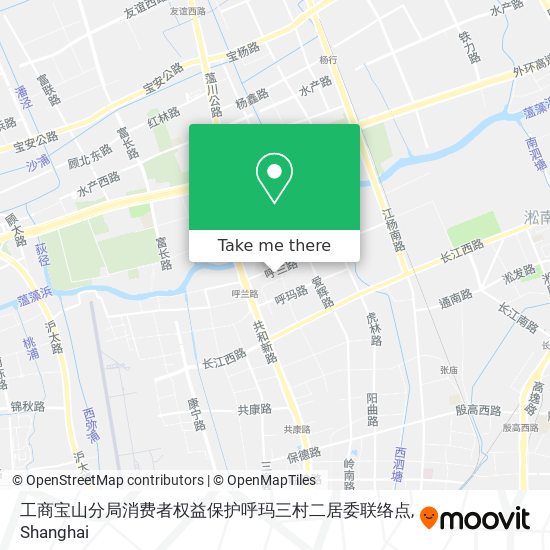 工商宝山分局消费者权益保护呼玛三村二居委联络点 map