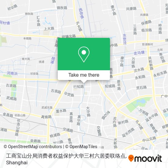 工商宝山分局消费者权益保护大华三村六居委联络点 map