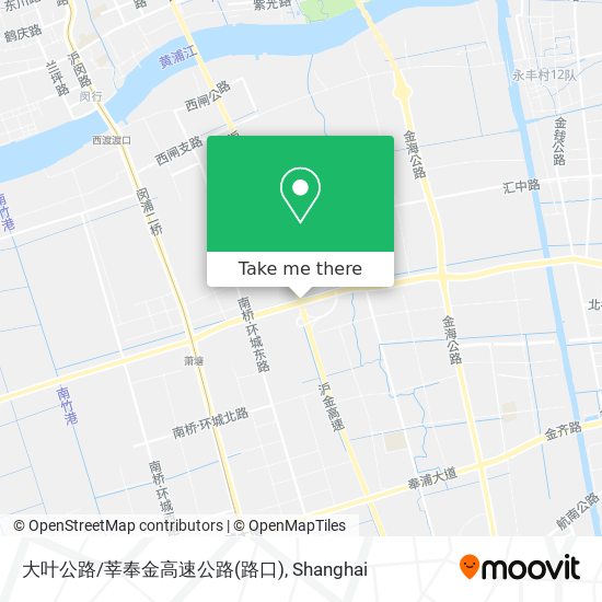 大叶公路/莘奉金高速公路(路口) map