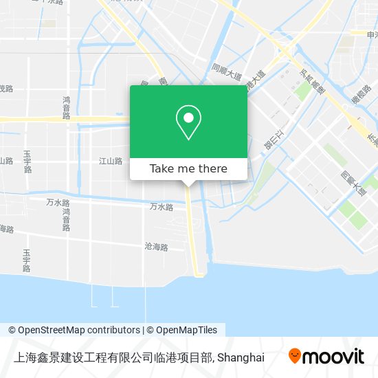 上海鑫景建设工程有限公司临港项目部 map