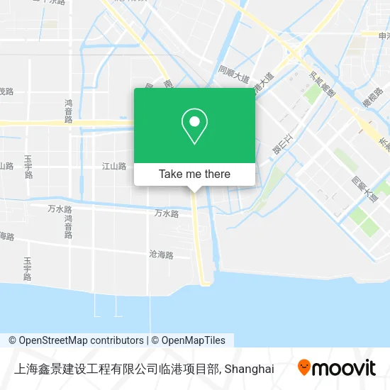 上海鑫景建设工程有限公司临港项目部 map
