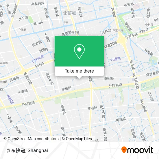 京东快递 map