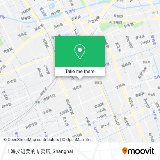 上海义进美的专卖店 map