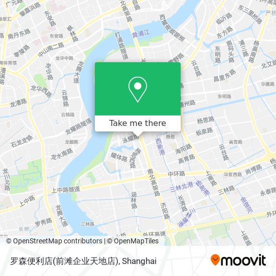 罗森便利店(前滩企业天地店) map
