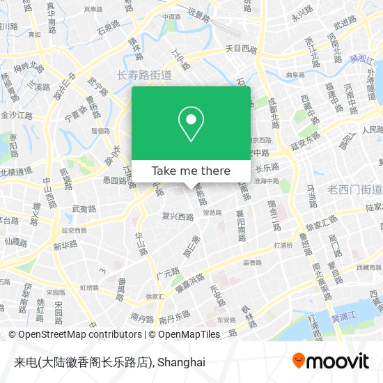 来电(大陆徽香阁长乐路店) map