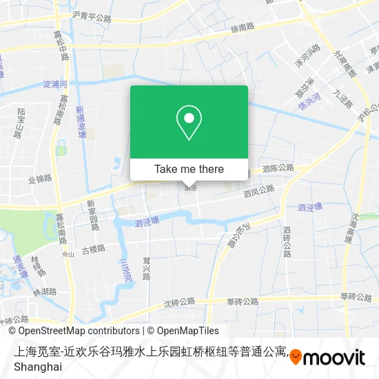 上海觅室-近欢乐谷玛雅水上乐园虹桥枢纽等普通公寓 map