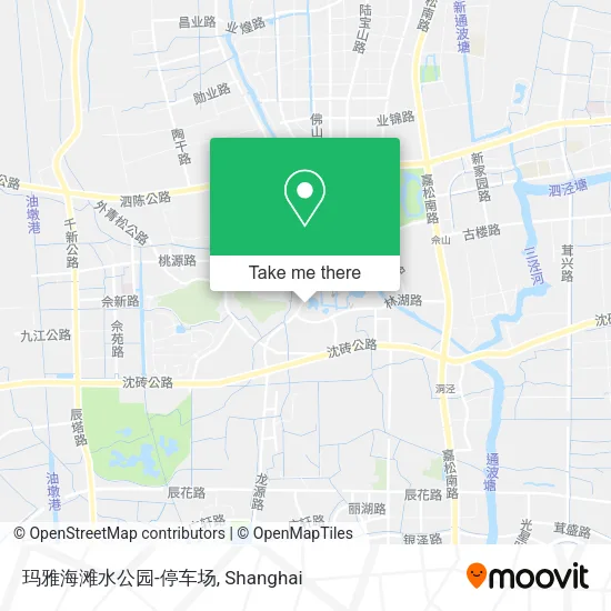 玛雅海滩水公园-停车场 map