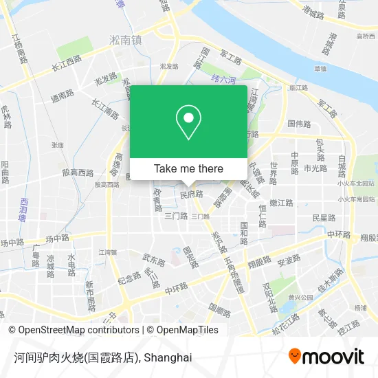 河间驴肉火烧(国霞路店) map