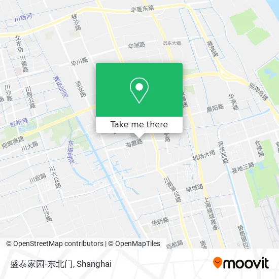 盛泰家园-东北门 map