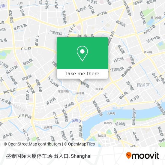 盛泰国际大厦停车场-出入口 map