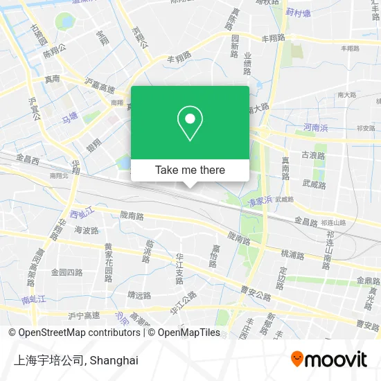 上海宇培公司 map