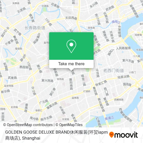 GOLDEN GOOSE DELUXE BRAND休闲服装(环贸iapm商场店) map