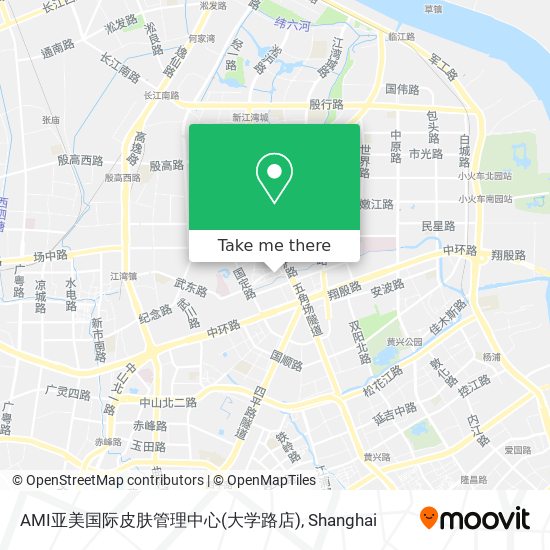 AMI亚美国际皮肤管理中心(大学路店) map