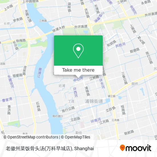 老徽州菜饭骨头汤(万科早城店) map