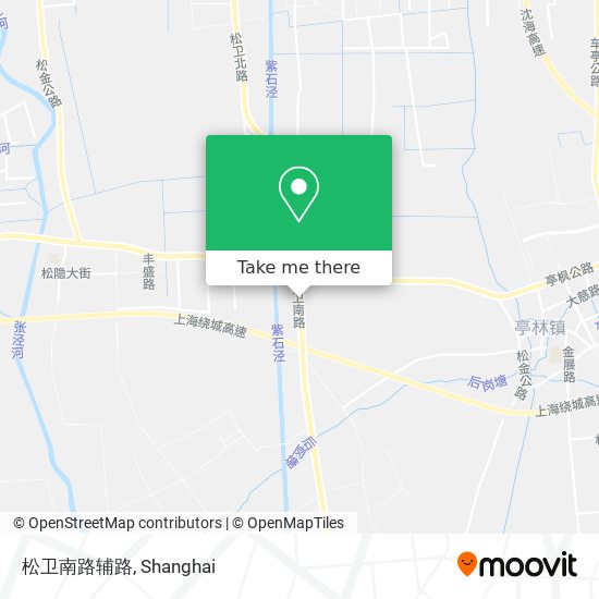 松卫南路辅路 map