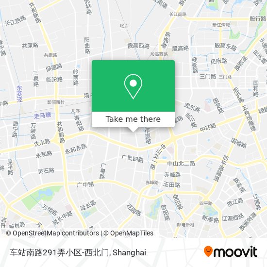 车站南路291弄小区-西北门 map