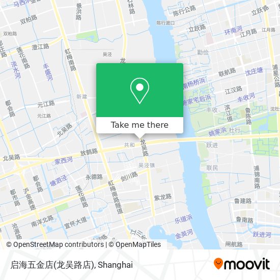 启海五金店(龙吴路店) map