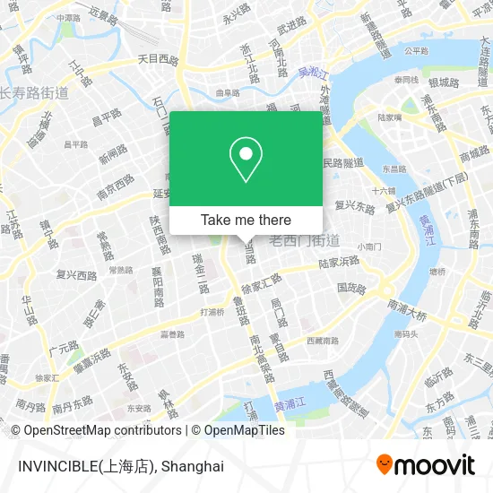 INVINCIBLE(上海店) map