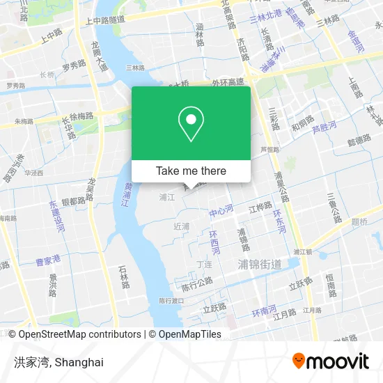 洪家湾 map