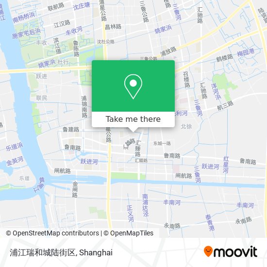 浦江瑞和城陆街区 map