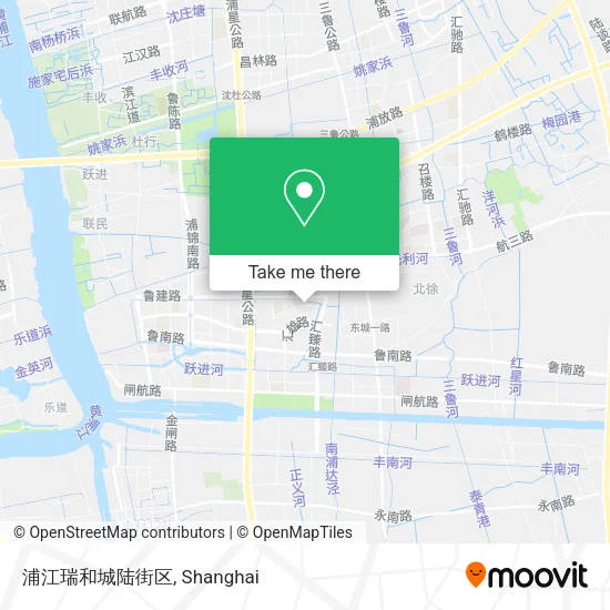 浦江瑞和城陆街区 map