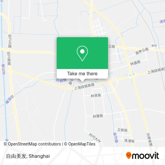 自由美发 map