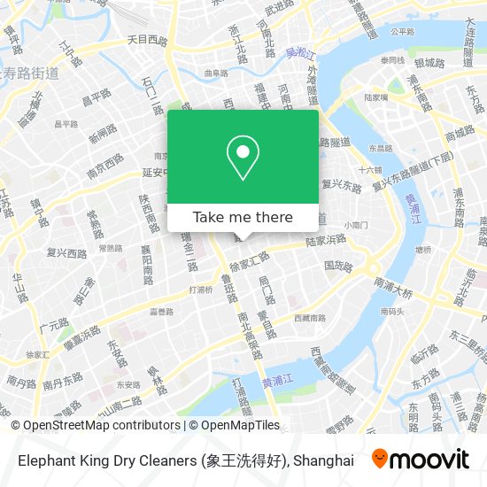 Elephant King Dry Cleaners (象王洗得好) map