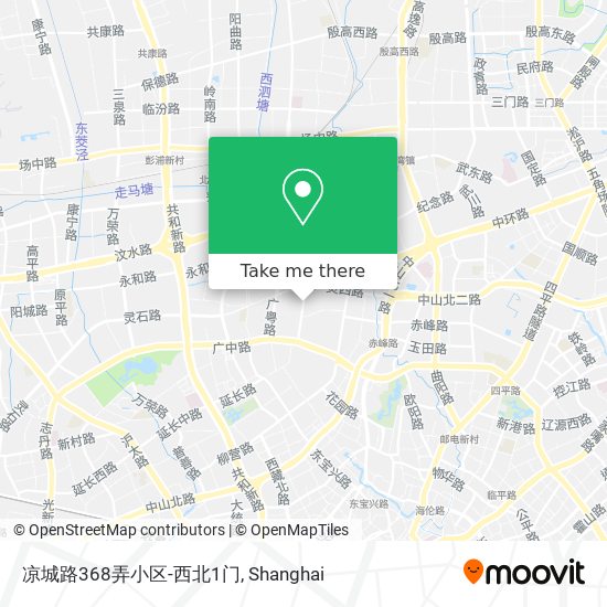 凉城路368弄小区-西北1门 map