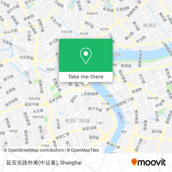 延安东路外滩(中运量) map