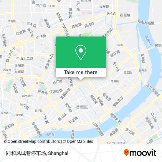 同和凤城巷停车场 map