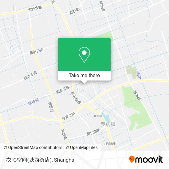 衣°C空间(塘西街店) map